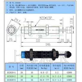 SRK阻尼器SC2020-1/2/3 AC2020