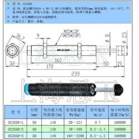 油压缓冲器SC2550-2/3 AC2550