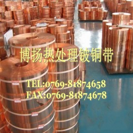 进口抗高温铍铜圆棒 抗疲劳铍铜带 C17200铍铜材质证明