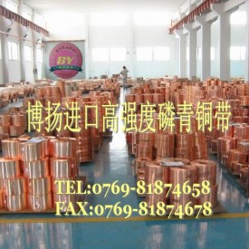 进口耐热高硬度磷青铜 耐损耗磷青铜棒 C5102耐腐蚀磷青铜