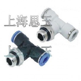 PB06-02G通用快插G螺纹T型三通 气动接头,快速接头