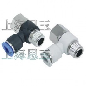 快速接头直通PHF06-M5内螺纹 通用快插串联直角