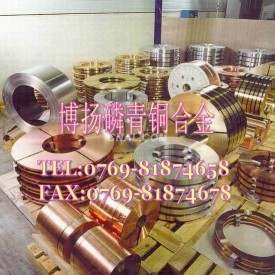 高强度磷青铜棒,C5191耐高温磷青铜棒,进口无铅磷青铜