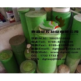 进口尼龙棒加固体润滑剂绿色PA棒