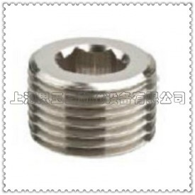 内六角堵头 全铜快拧式堵塞 R1/2 KMP04