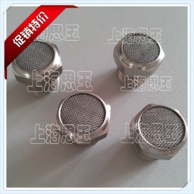 不锈钢滤网消声器XSVS-G01 G螺纹1分 气缸消声器